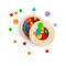 Bigjigs Toys Tiddly Winks Game, Wooden Toys, Board Games, Travel Games for Kids, Pocket Money Toys, Ages 3+